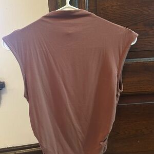 Elegant Sleeveless Brown Tank
